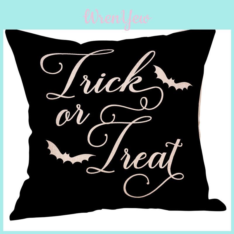 Stylish Halloween Pillow Case Fall Decor Cushion Cover For Cozy Sofa And Waist