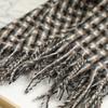 Thicken Plaid Imitation Cashmere Scarf Autumn Winter Warm Shawl Wraps Foulard Female Women Long Tassel Scarves