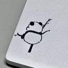 Cartoon Computer Metal Sticker Panda Planner Scrapbooking Fashion Diary Stickers  Laptop Computer