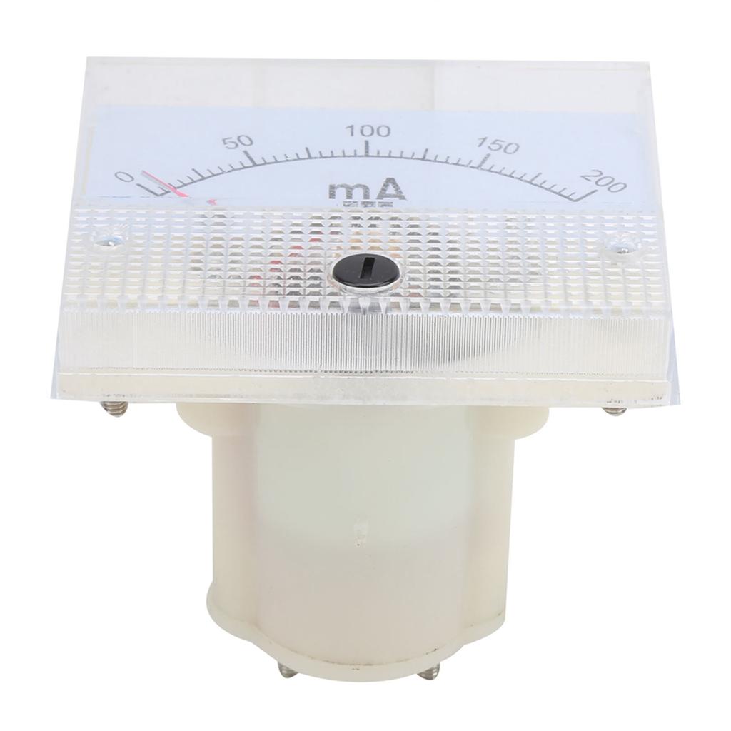 85C1 DC 0200MA Pointer DC Ammeter Head Ampere Meter Gauge Current Measuring Devices