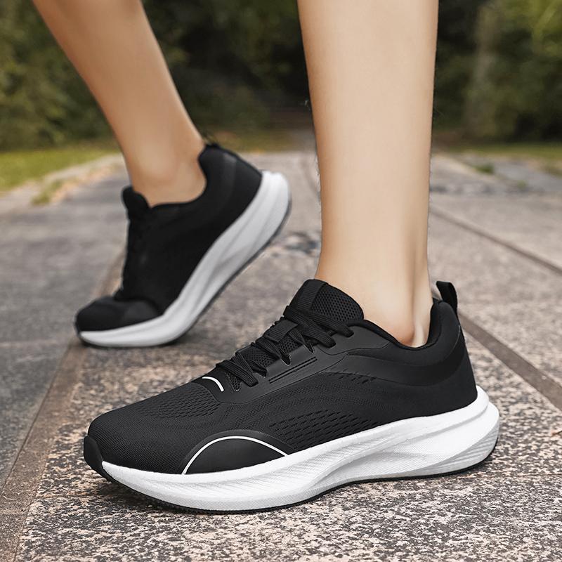 2026 New Summer Widened Mens Sports Shoes Simple Versatile Elastic Running Shoes Outdoor Anti Slip Shock-absorbing Walking Shoes