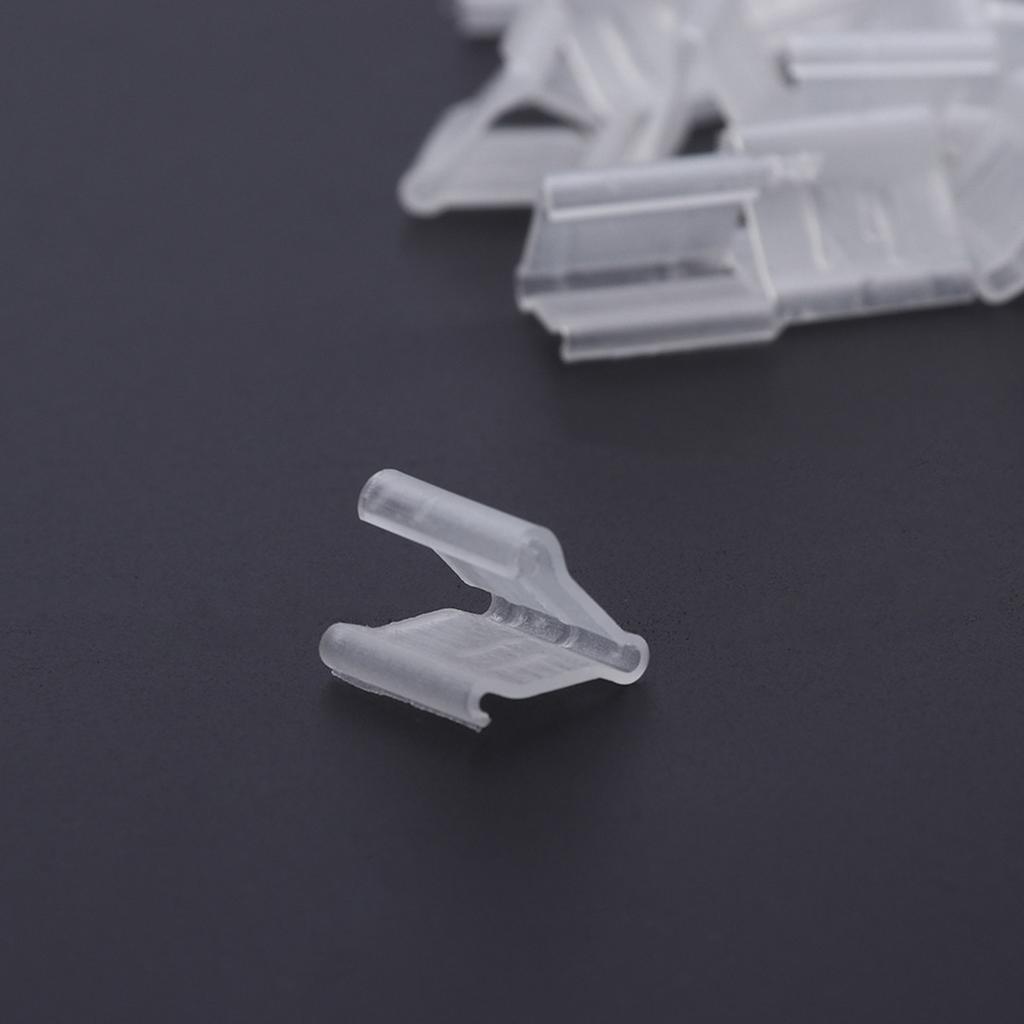 100Pcs Balloon Clips H Shape Plastic Sealing Fasteners Easy Convenient Balloon Tying for Wedding Birthday Christmas Party