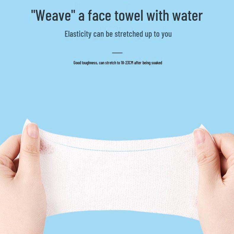 Töjbara ansiktsmasker i bomull och sminkborttagningspads – Salongsklassade, tunna, våta kompresser