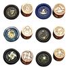 6Pcs Christmas Themed Stamp Head for Wedding Invitations Christmas Card Envelope Decoration Embossed Sealing Stamp