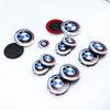 Hood Trunk Wheel Steering Badge 7Pcs Emblem Set For E46 E90 F10 F30 G20 X5 82mm 74mm 68mm 56mm 45mm 50th Anniversary Car