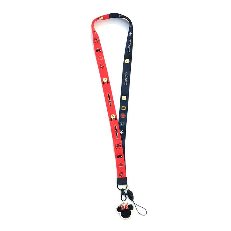 Creative Cartoon Phone Case Lanyard with Acrylic Pendant Keychain - Trendy Neck Hanging Accessory for Women
