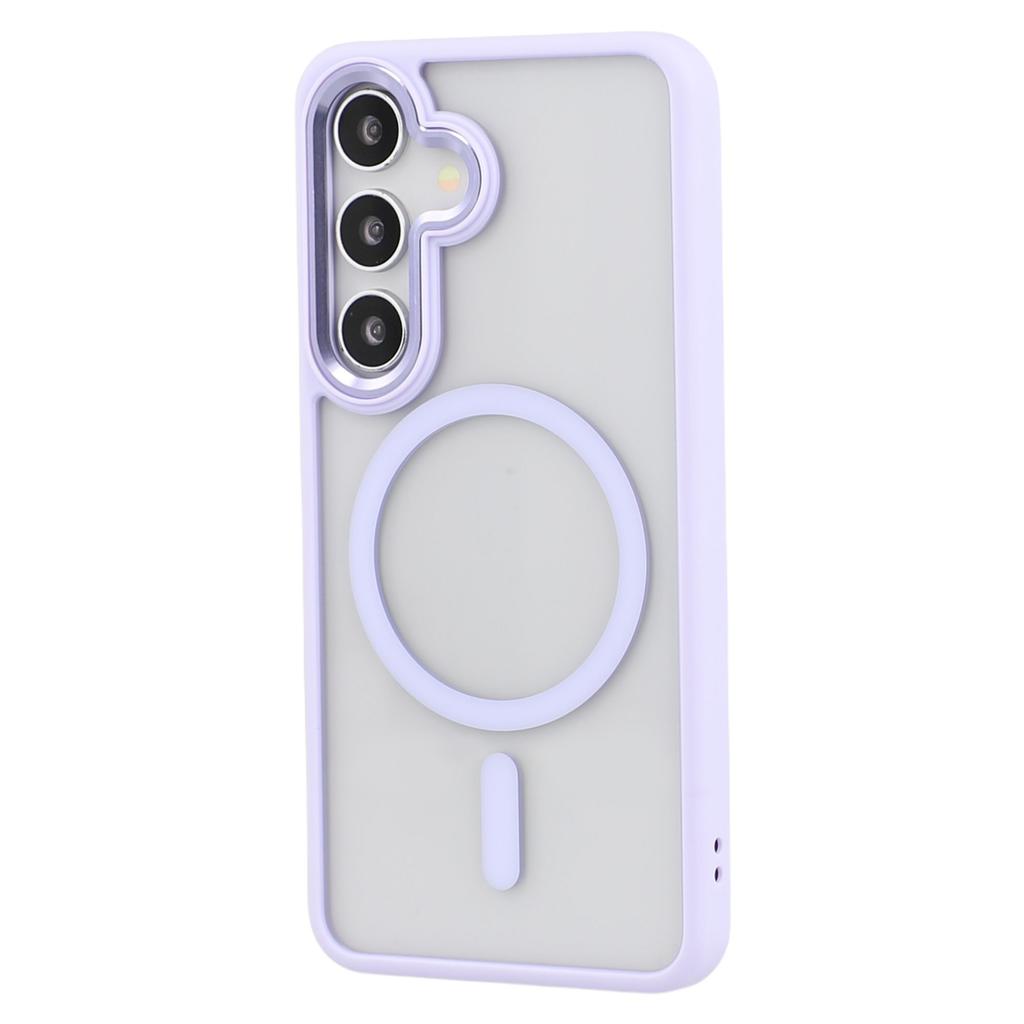 FULEXIN For Samsung Galaxy S25 Magnetic Case Anti Drop TPU + PC Phone Cover