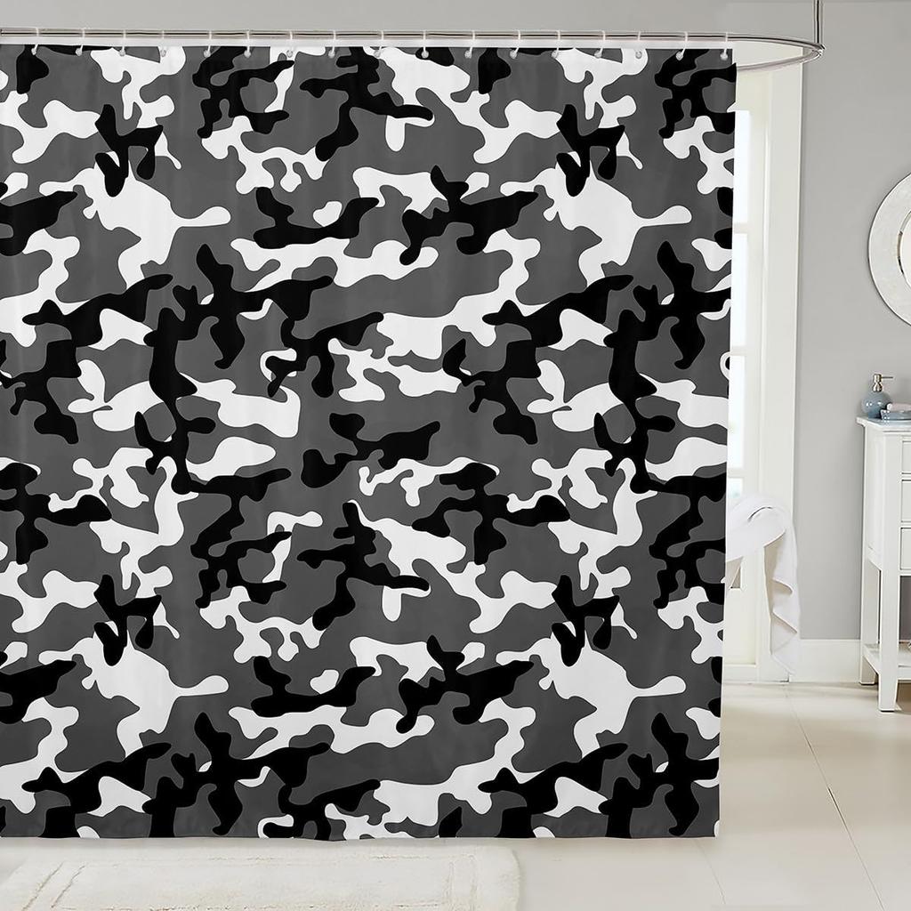 Boys Girls Japanese-Style Shower Curtain Red Cherry Bath Curtain Mount Fuji Bathroom Accessories Teens Bedroom Decor