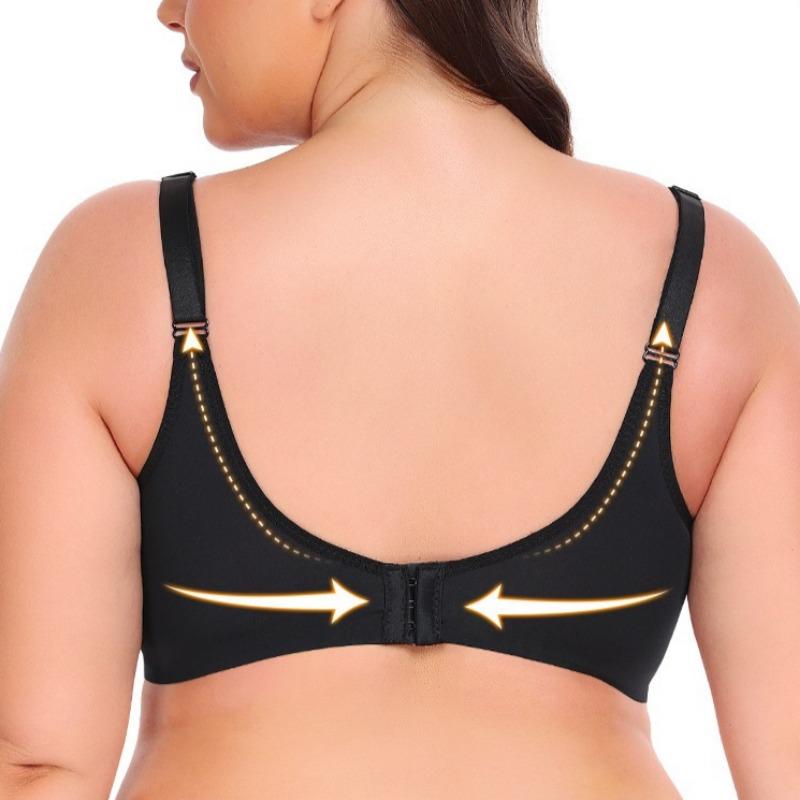 Anti-sagging Steel Ring Push-up Large Size Underwear Fat Girl Sports Bra