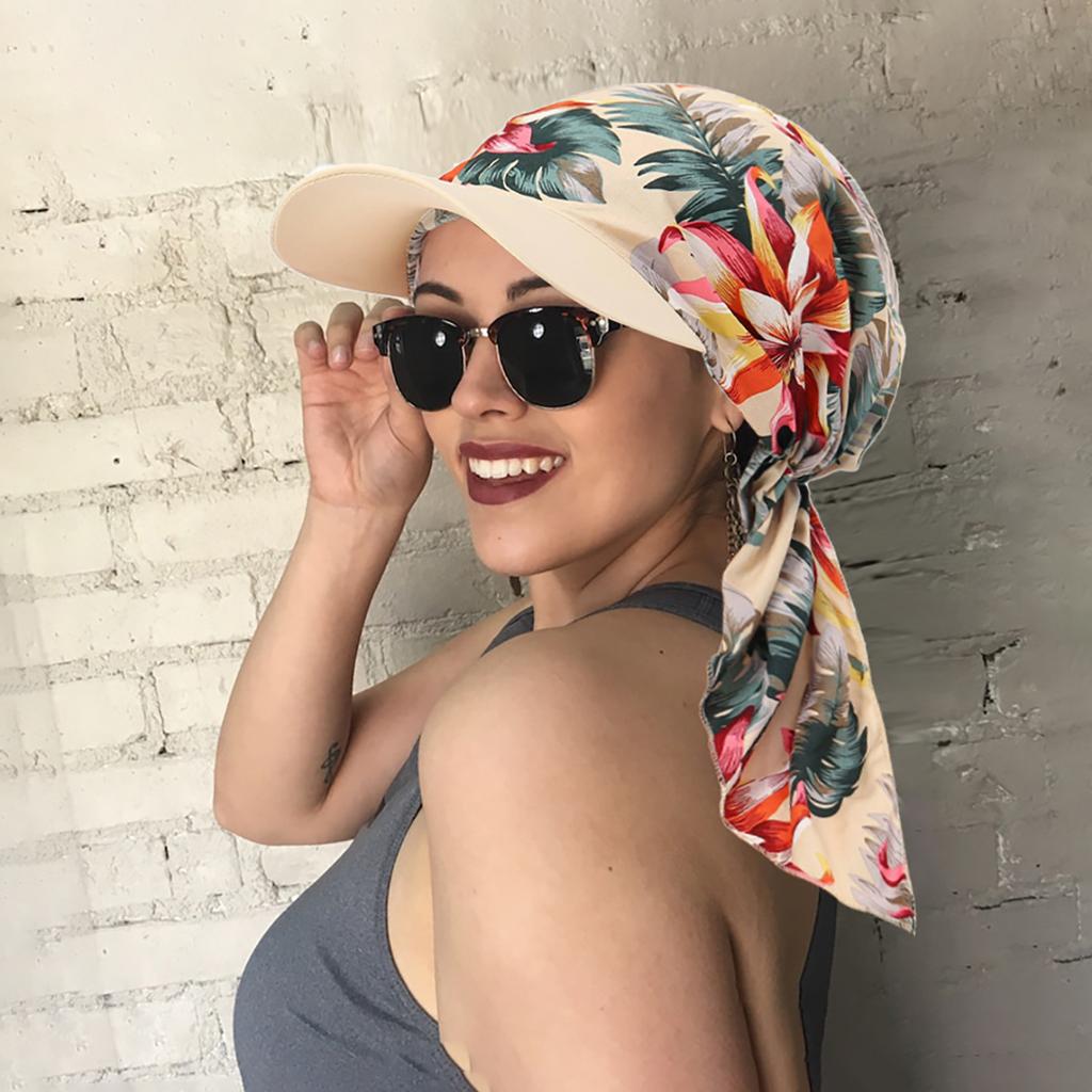 Printed Muslim Hijab Cap Women Baseball Wrap Head Ramadan Headwear Turban Bonnet Hat