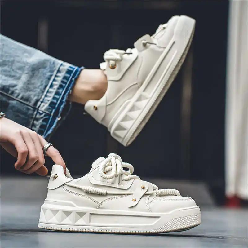 Modisches Aussehen Erhöht Runde Spitze Tenis Sport Slipper Sneakers Für Herren Schuhe 45 Größe Tenids Luxo Celebrity Funky Twnis