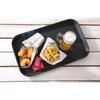 Non-slip, resistant waiter's tray 255x355cm black