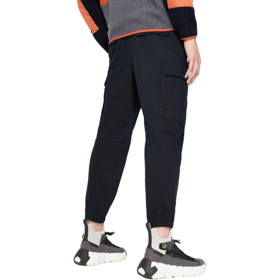 ARMANI EXCHANGEAE FW22 Knitted Sweatpants Men's Navy Blue 6LZPL4-ZNUVZ-1583