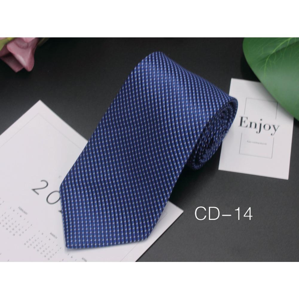 Men's Business Tie 8cm Professional Dress Interview Striped Tie Stylish Business-style Ties Navy Black Multi-colorTraditional Hand-knotted Design