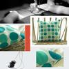 2Pcs 45X45Cm Outdoor Waterproof Green Throw Pillow Cover Spring Decorative Square Pillows Cover Leave Modern Garden Cushion Case