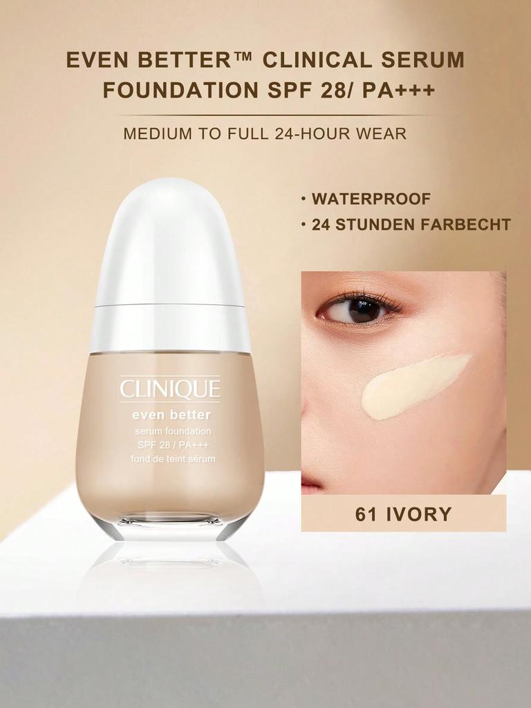 Clinique Even Better™ Clinical Serum Foundation - SPF 28/PA+++ 61 Ivory | 30ml