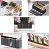 3PCS Sushi Maker Set Machine Seaweed Rice Rolls Mold Roller Kit Vegetable Meat Rolling Tool DIY Rice Ball Moulds Kitchen Tool