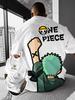24/25 Latest Hot Selling Summer Y2K Anime Cartoon One Piece Luffy 3D Printed Adult and Children's T-shirt Comfortable Top