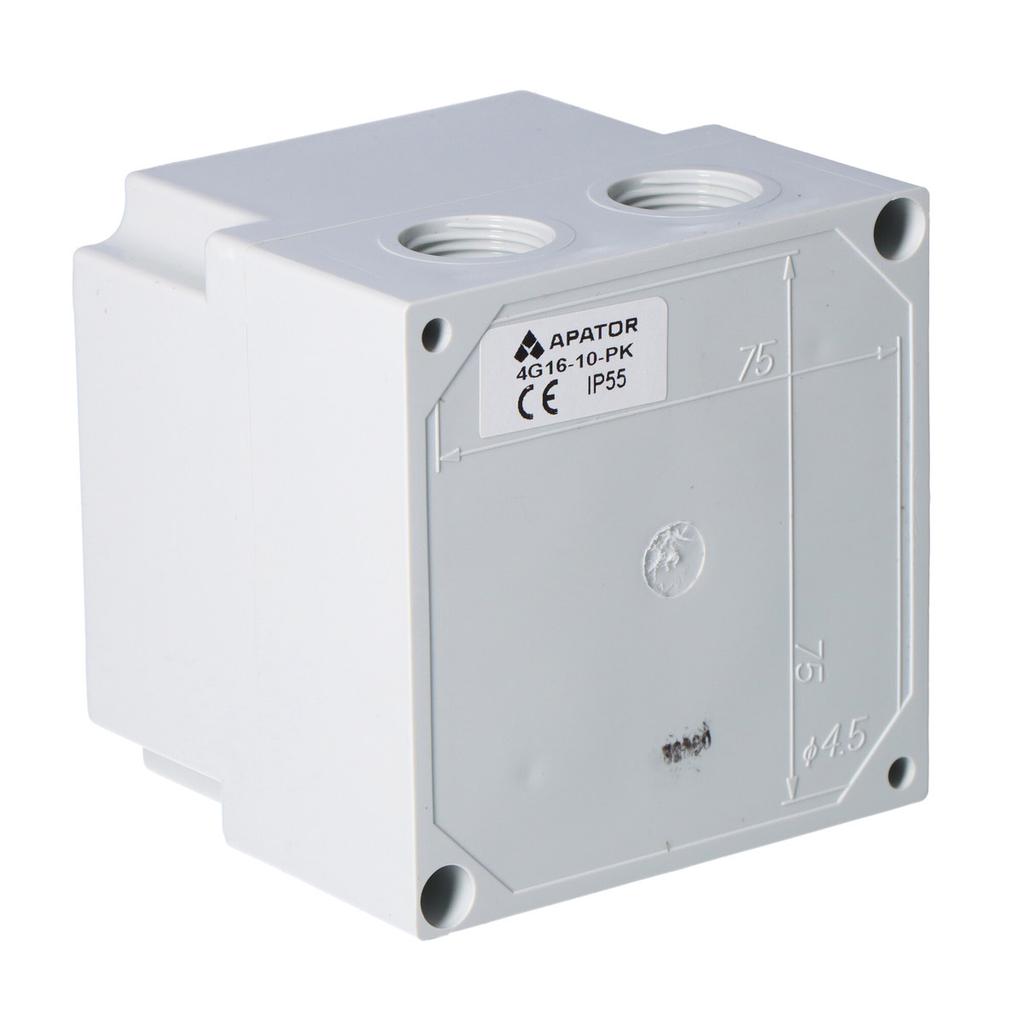 Cam switch 4G16-10-PK with position "0" (0-1) Un: 690 V~ In: 16 A Disconnect
