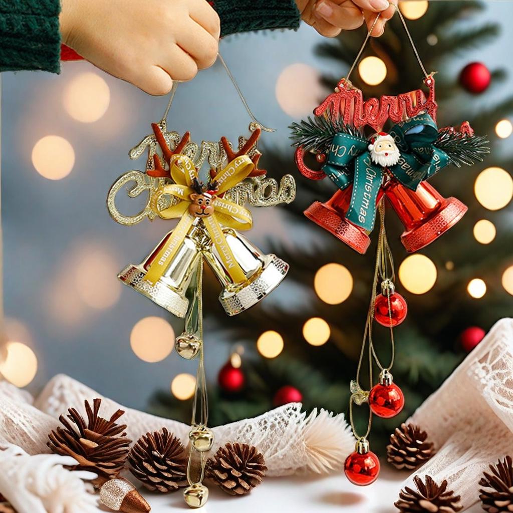 Christmas Bell Christmas Tree Pendant Christmas Decoration Pendant Christmas Bell Pendant Ornaments