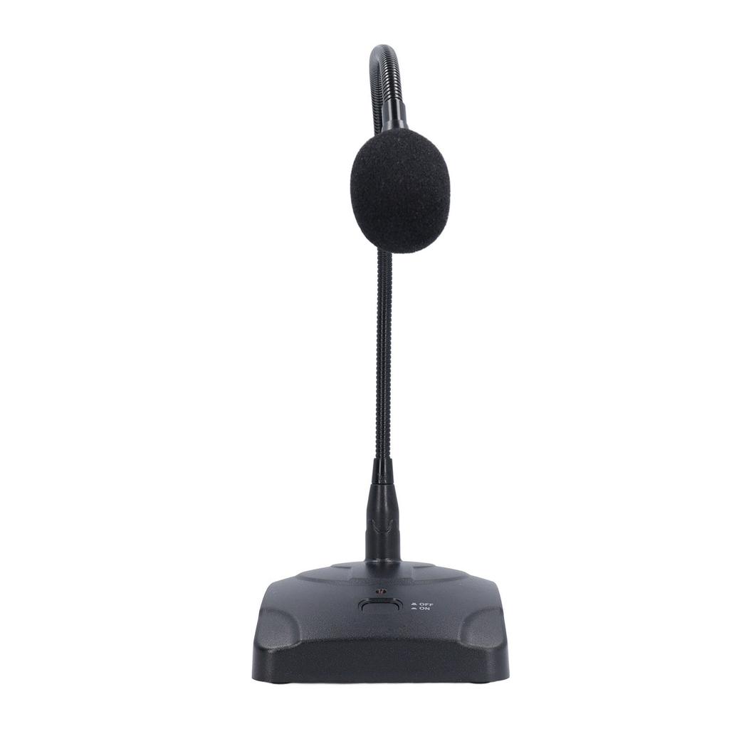 Goose Neck Microphone with XLR Jack 360 Degree Hose Desktop Condenser Cardioid Mic for Conference Room Live Streaming