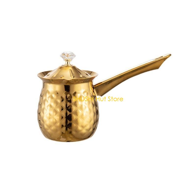 Versatile Stainless Steel Non Slip Small Pots Milk Jugs Milk Frothing Cups D57B