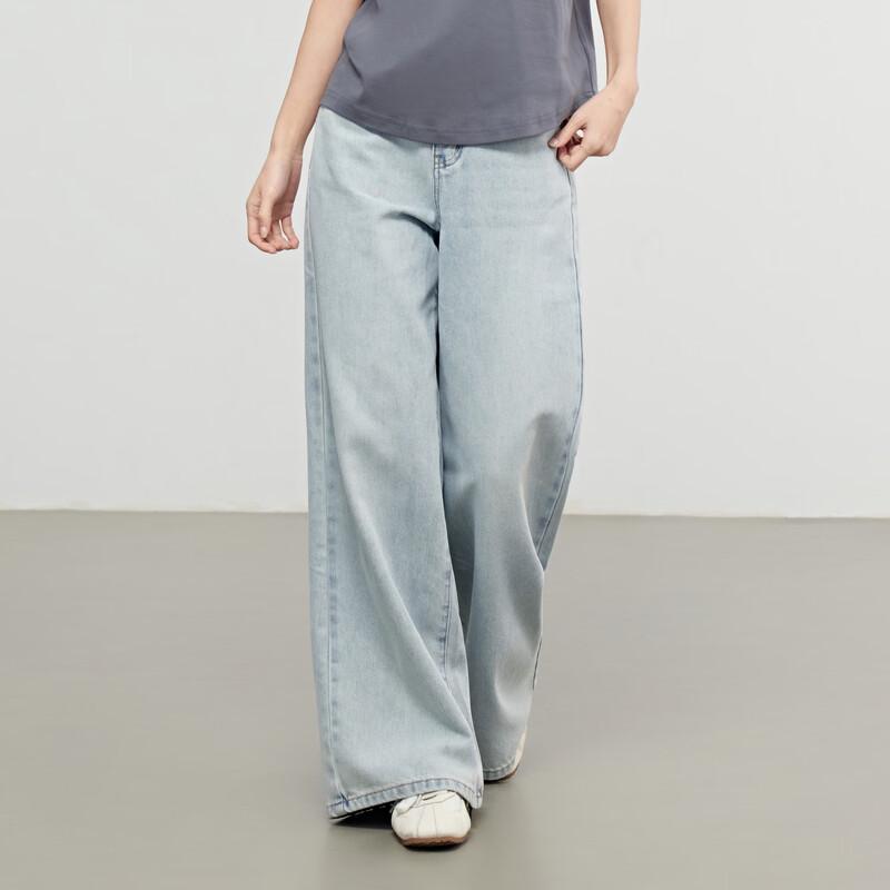 Elva' Island Women's Loose Wide-Leg Denim Jeans