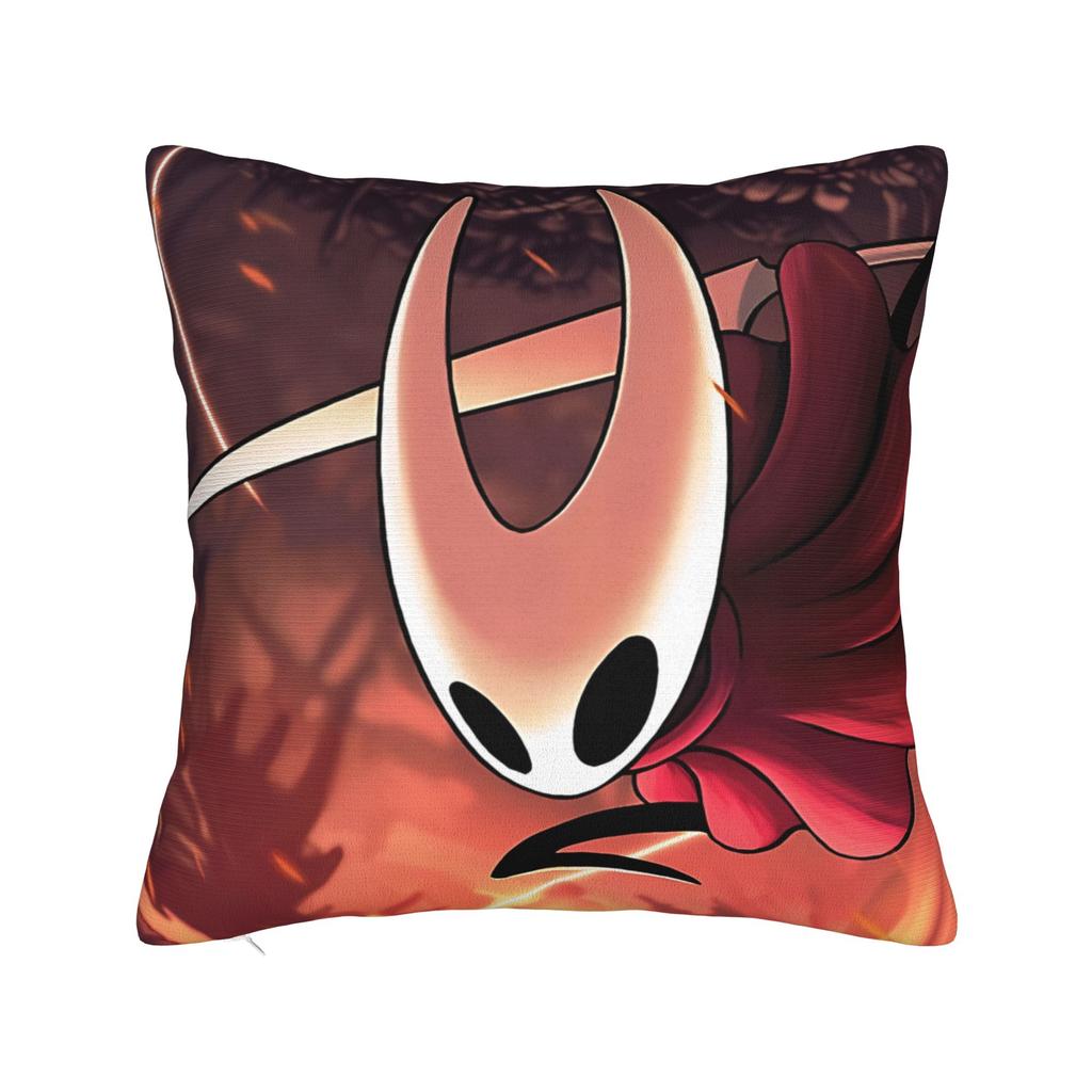 Hollow Knight Silksong Square Pillowcases Polyester Bed Car Advanture Cushion Cover Home Decoration Throw Pillow Case 4040