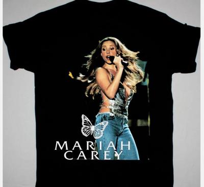 Mariah Carey Singer Heavy Cotton Black All Size Men Women Shirt