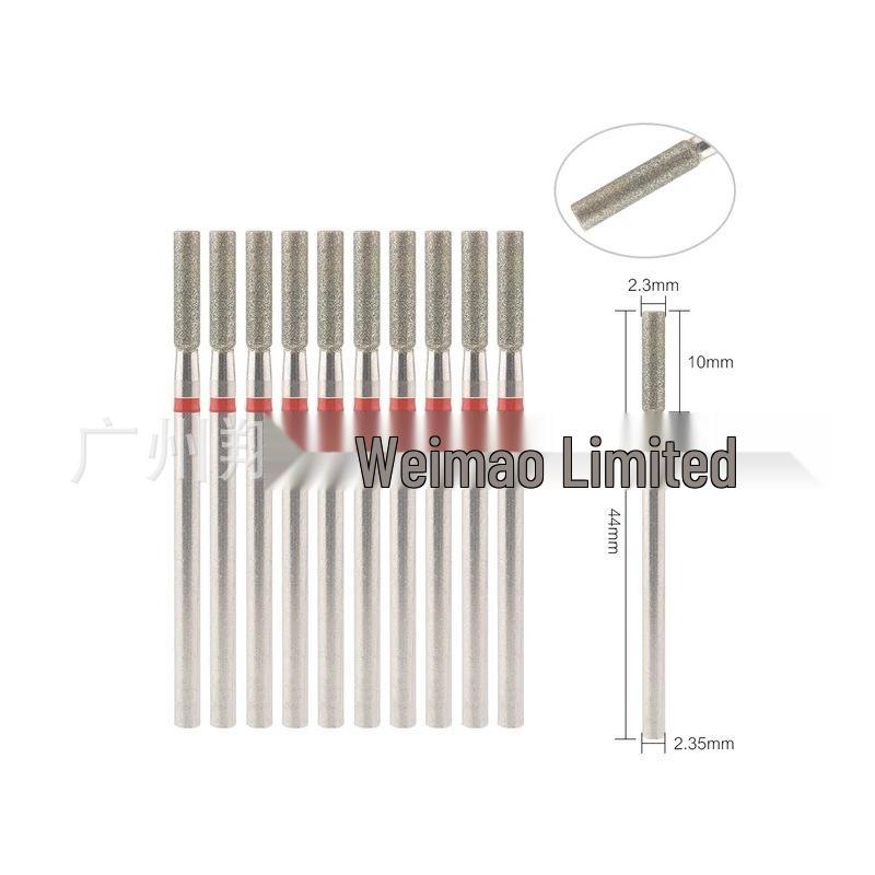 10-Piece Nail Art Diamond Drill Bits for Pre-Treatment and Grinding Dead Skin & Calluses