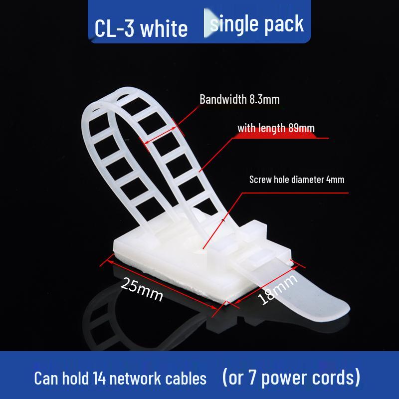 

Punch-Free Cable and Pipe Organizer Clamp