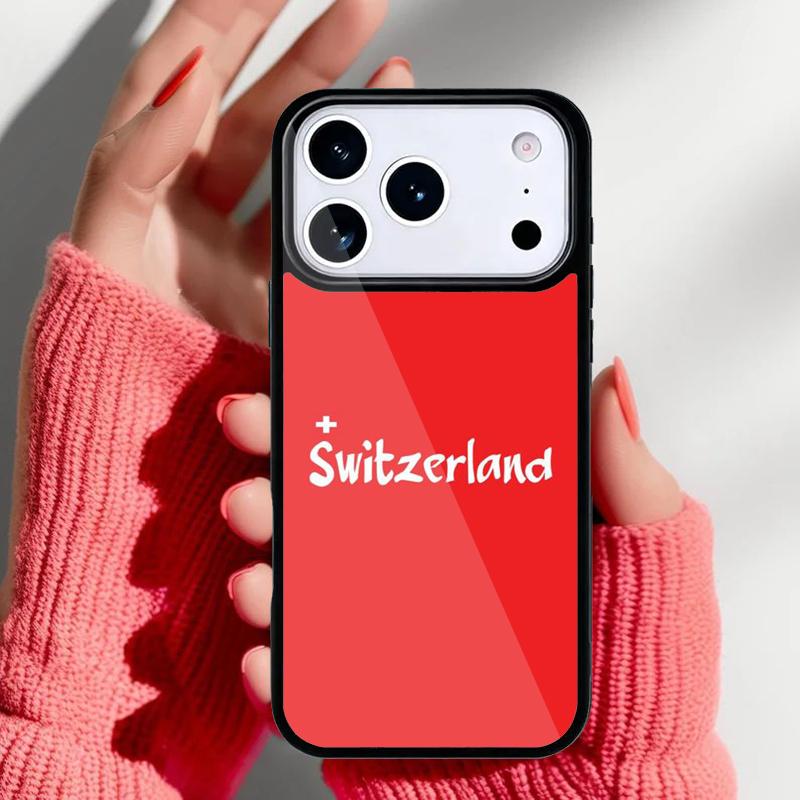 

Switzerland Swiss Flag Phone Case for iPhone 17 Air 16e 15 14 13 Pro Max Back Cover for 12 11 Pro Coque iPhone 16