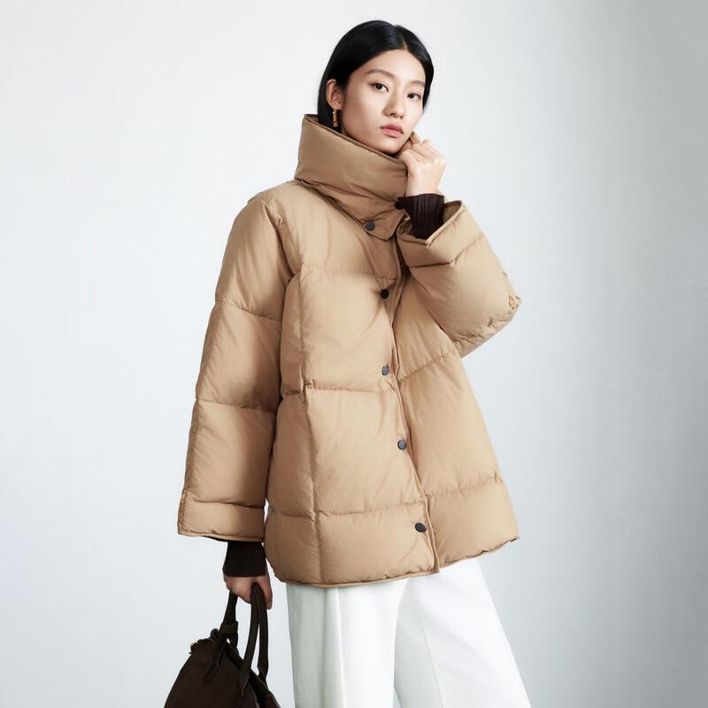 

Sancai Luxury 90% White Goose Down Detachable Collar Down Jacket M