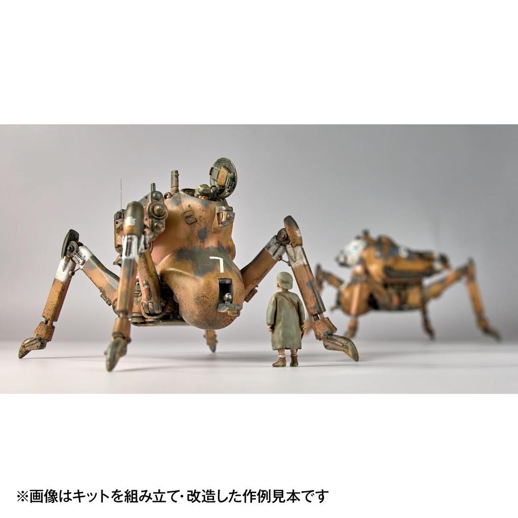 Kaiyodo ARTPLA Maschinen Krieger Gladiator Smile Eddie Amsel Scale Unpainted Plastic Model Kit AP049 G1/G2 & 1/35