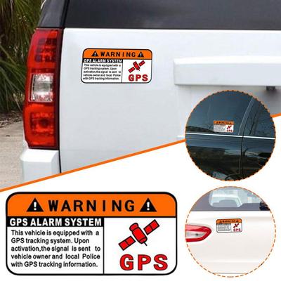 MTB Road Bike Scooter Motorcycle Anti-Theft Decal Warning Reflective Paster GPS Tracking Alarm Sticker For Bicycle Accessories