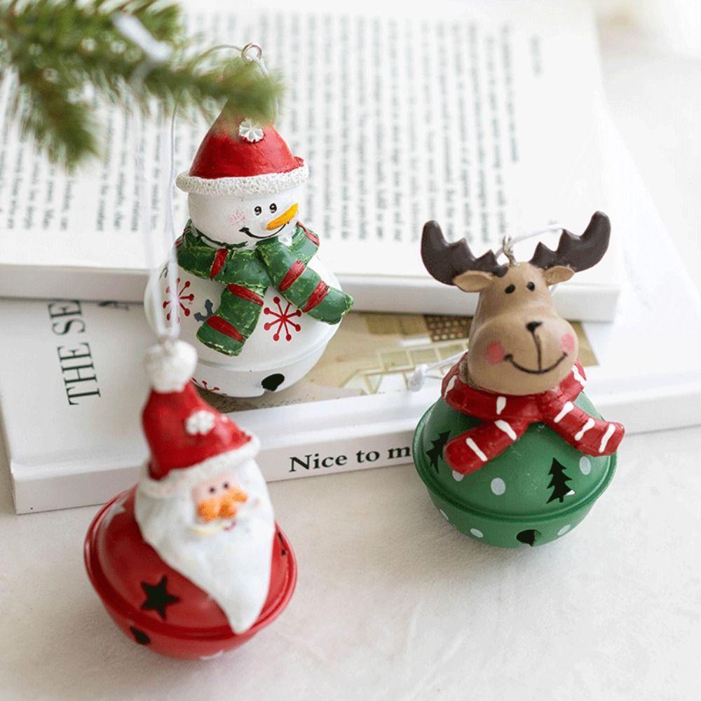 Cute Snowman Christmas Tree Pendant Resin/Iron Xmas Tree Pendant  Home Decor