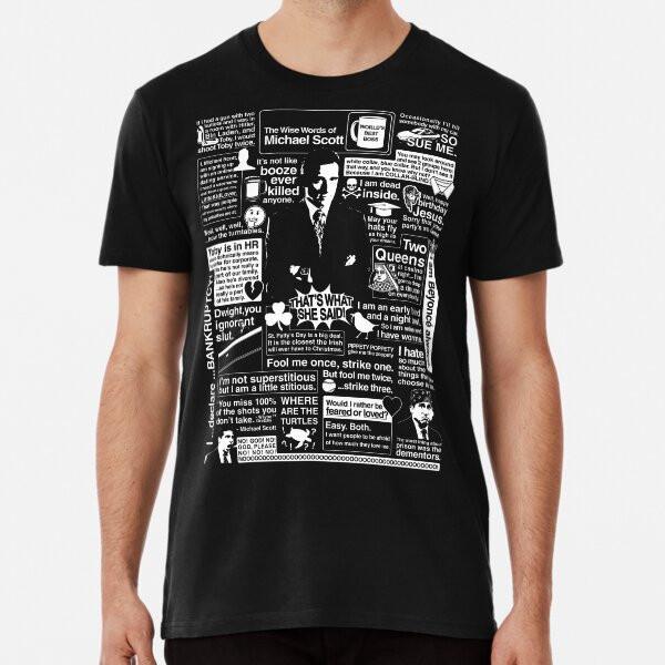 The Wise Words of Michael Scott  S To 5XL Made In the AU/USA T-Shirt