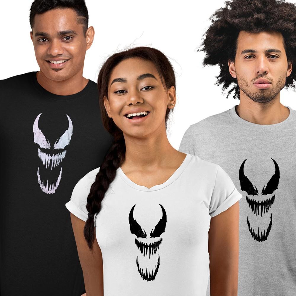 Venom Carnage Face Tom Hardy Movie Deadpool Gym Top Xmas Gift L