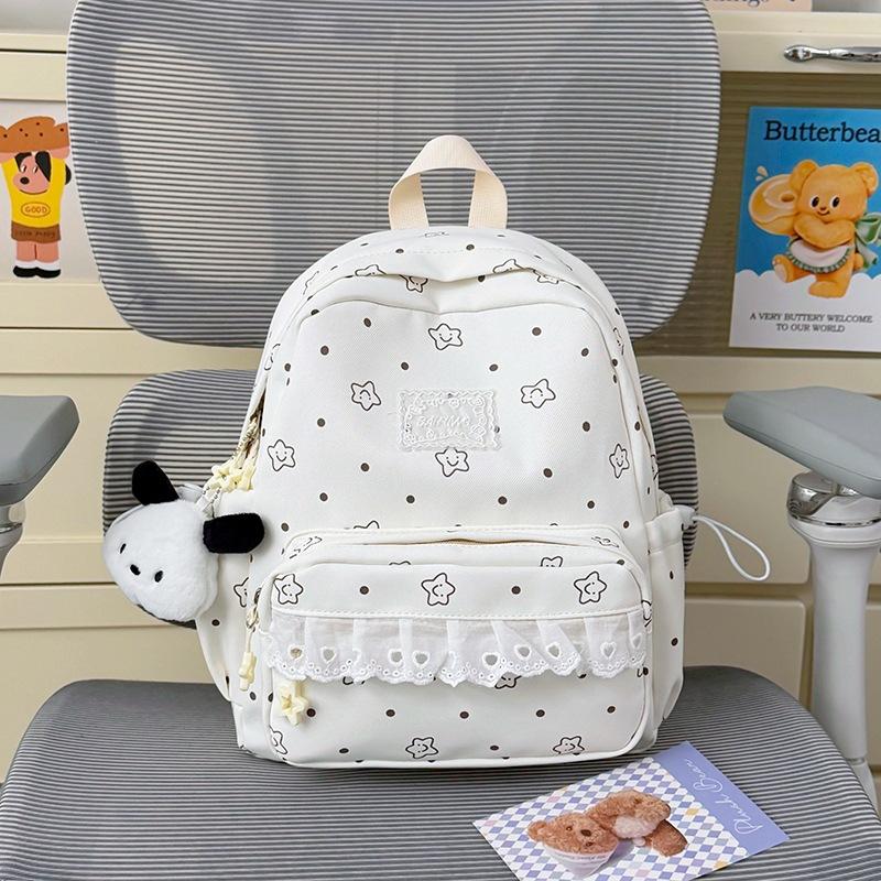 Schoolbag College Style Fresh School Bag Girls Travel Korean Backpack Ins Niche High Value Junior High School Backpack
