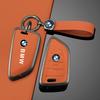 2025 Orange Leather Zinc Alloy Car Remote Key Case For BMW X1 X3 X4 X5 F15 X6 F16 G30 7 Series G11 F48 F39 520 525 f30 118i