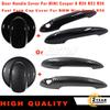 New Black or Carbon Fiber Door Handle Cover and Fuel Tank Cap Cover For BMW MINI R50 R52 R53 R55 R56 R57 R58 R59 Car Accessories