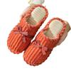 Straight hair cotton slippers indoor couple winter home warm non-slip plush bag and cotton shoes