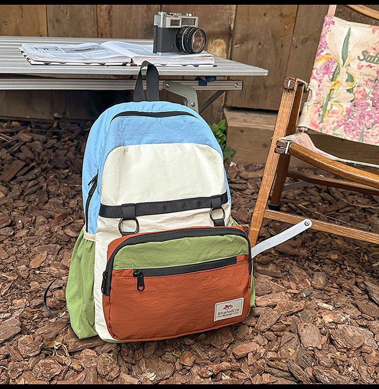 New Mountain Series Color Block Lightweight Sports Backpack - Breathable, Foldable & Ideal for Travel and Mountaineering