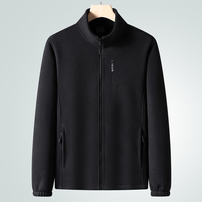 Autumn Winter Thickened Stand Collar Fleece Jacket