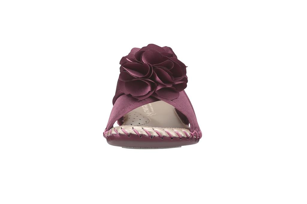 Pansy 9473 Satin Indoor Size L Women's Slippers, Shoes, Purple,
