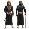Pharao Cosplay Ägyptischer König Halloween Kostüm Altägyptisches Outfit c015 [monoii]