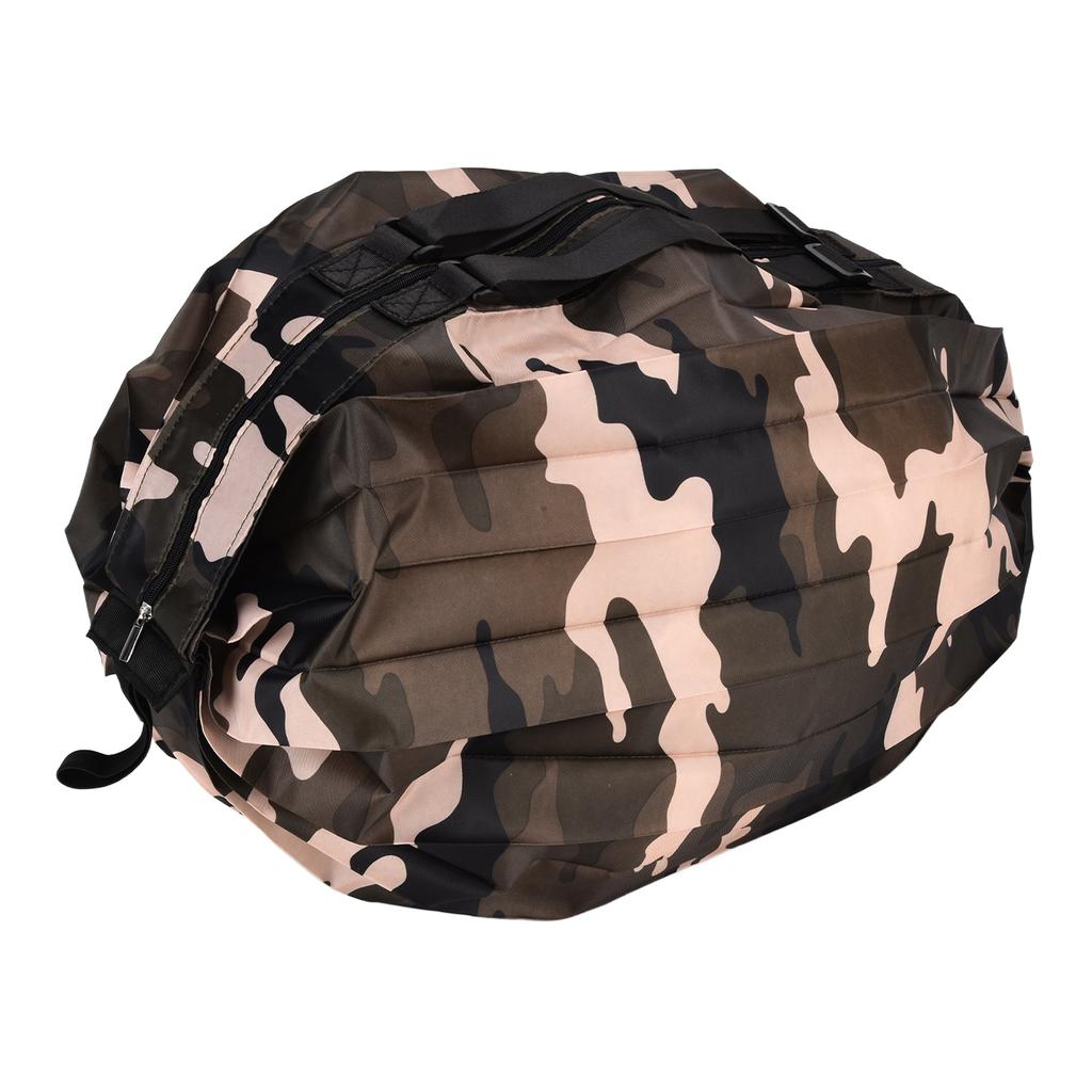 High Capacity Storage Bag Travel Single Shoulder Waterproof Shopping Bag Portable Folding Storage Bag