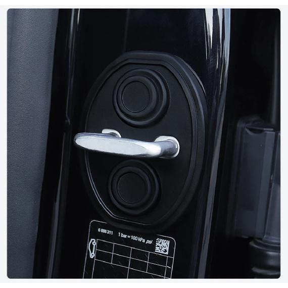 4PCS Silicone Car Door Latch Guard Cover Universal Upgrade Car Door Lock Protector Noise Reduction