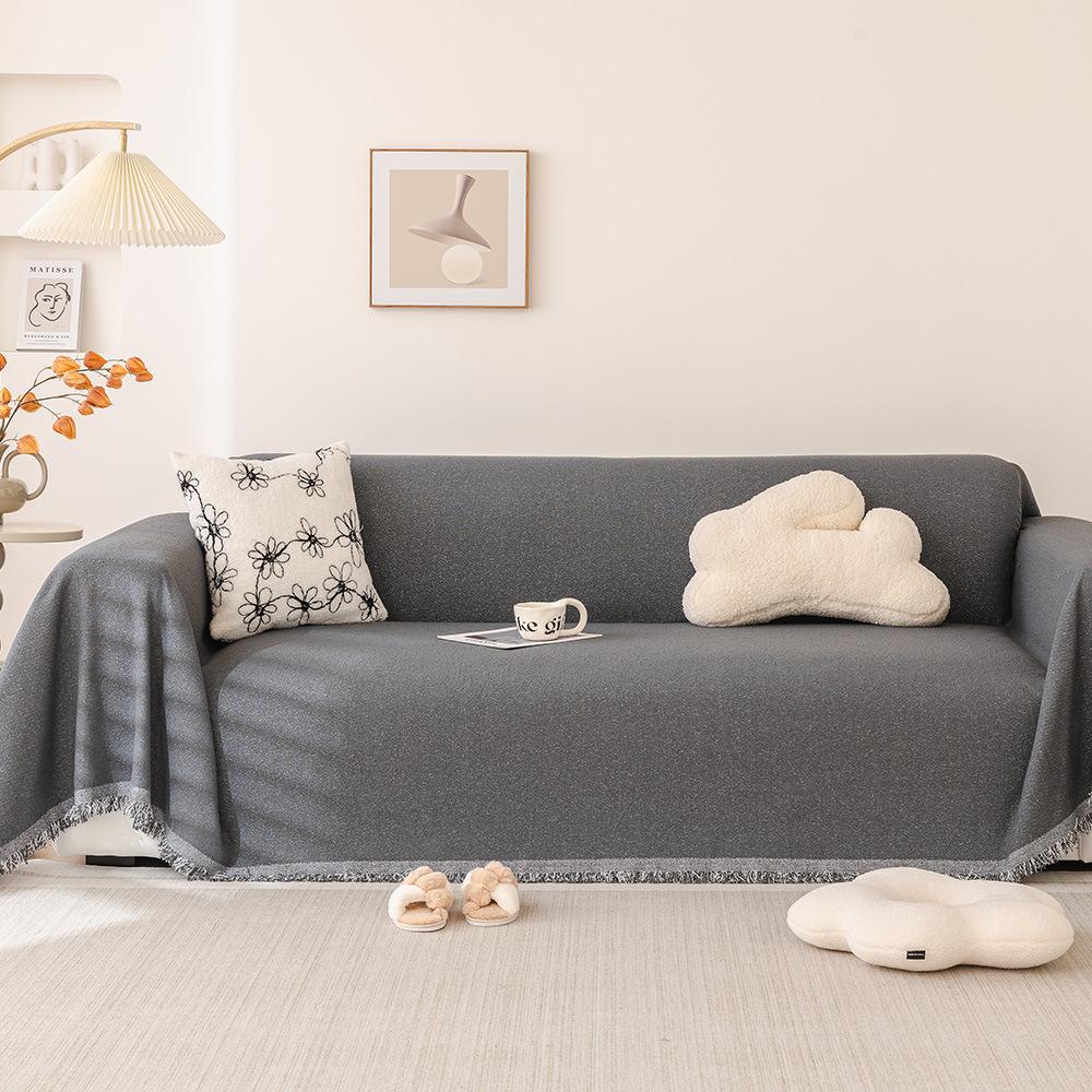 

Бархатный чехол для дивана с петлей, полотенце, универсальный нескользящий чехол для дивана на четыре сезона, новый тканевый чехол с защитой от царапин, утолщенный чехол для сиденья 180*130