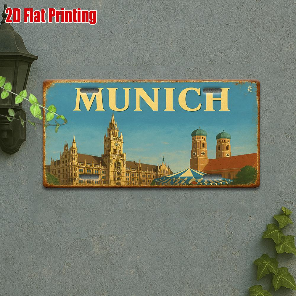 

D Flat pc Vintage Sign Home Decoration Anniversary Gift( X inch Inches) Vintage Wall Art Industrial Style Sign 15x30cm(5.9x7.8inch)
